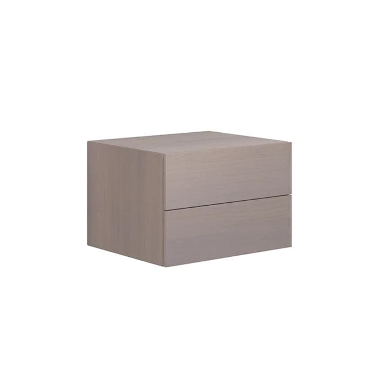 Dansani Calidris Glatt Skap 2 skuff D50cm Grå eik / 60cm Dansani Sideskap bad DA-C56-1076