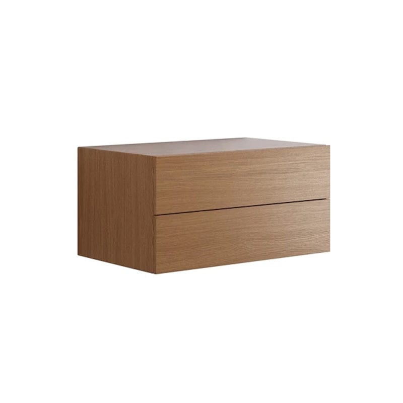 Dansani Calidris Glatt Skap 2 skuff D50cm Gyllen eik / 80cm Dansani Sideskap bad DA-C57-1074