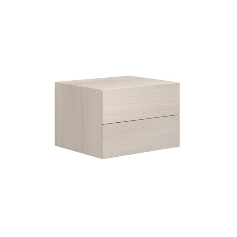 Dansani Calidris Glatt Skap 2 skuff D50cm Hvit eik / 60cm Dansani Sideskap bad DA-C56-1075