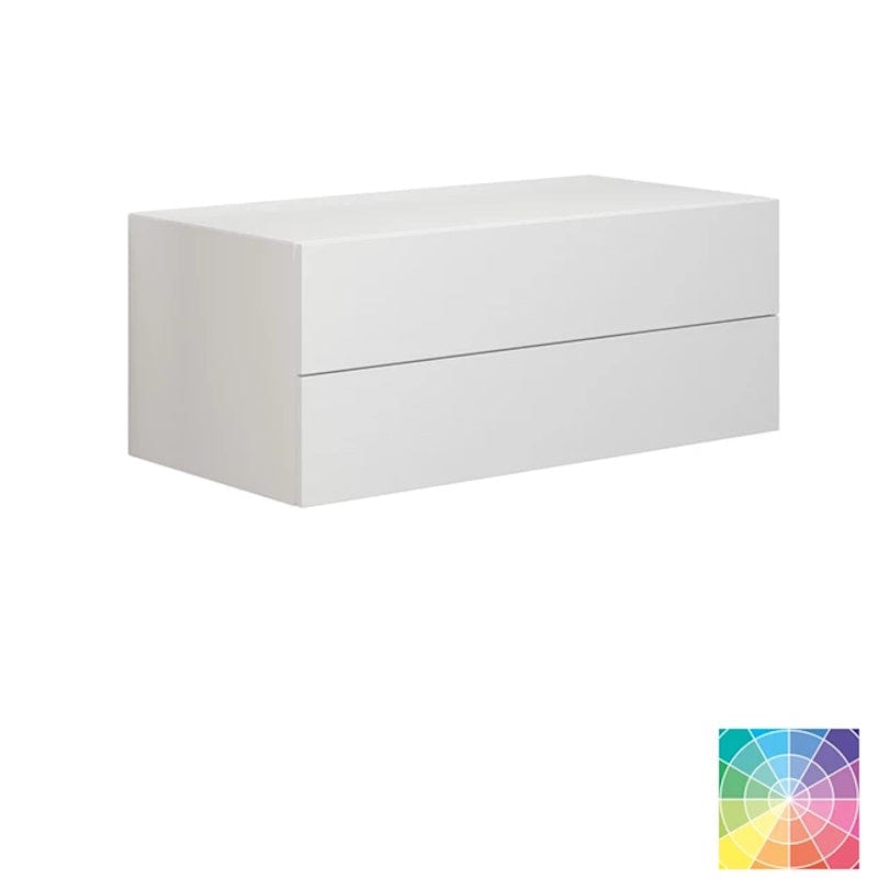 Dansani Calidris Glatt Skap 2 skuff D50cm NCS eik / 100cm Dansani Sideskap bad DA-C58-1066