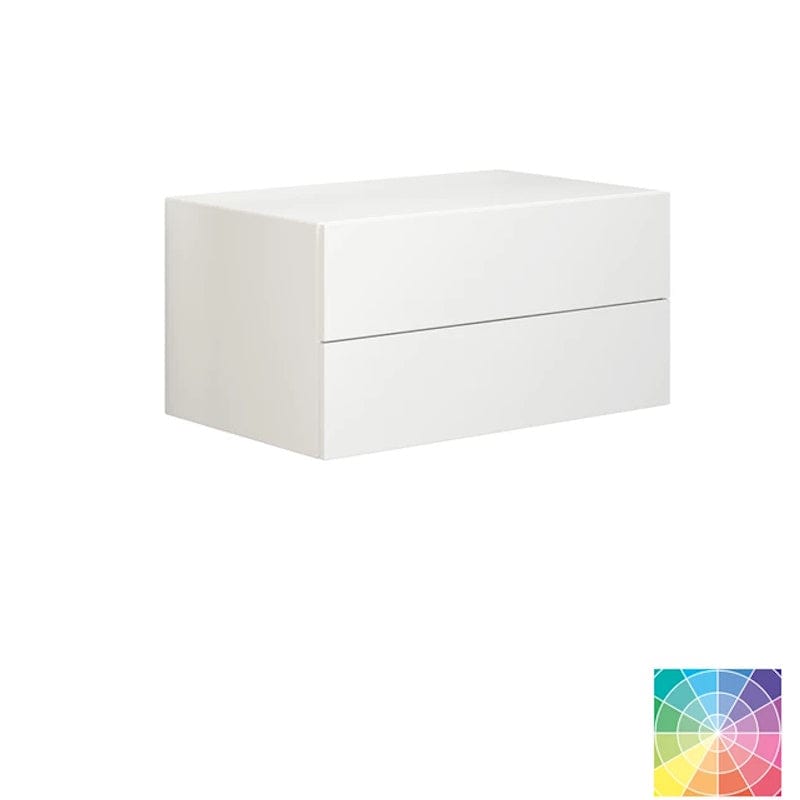 Dansani Calidris Glatt Skap 2 skuff D50cm NCS farge / 80cm Dansani Sideskap bad DA-C57-1099