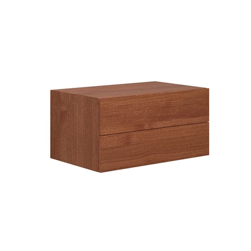 Dansani Calidris Glatt Skap 2 skuff D50cm Rødbrun eik / 80cm Dansani Sideskap bad DA-C57-1077