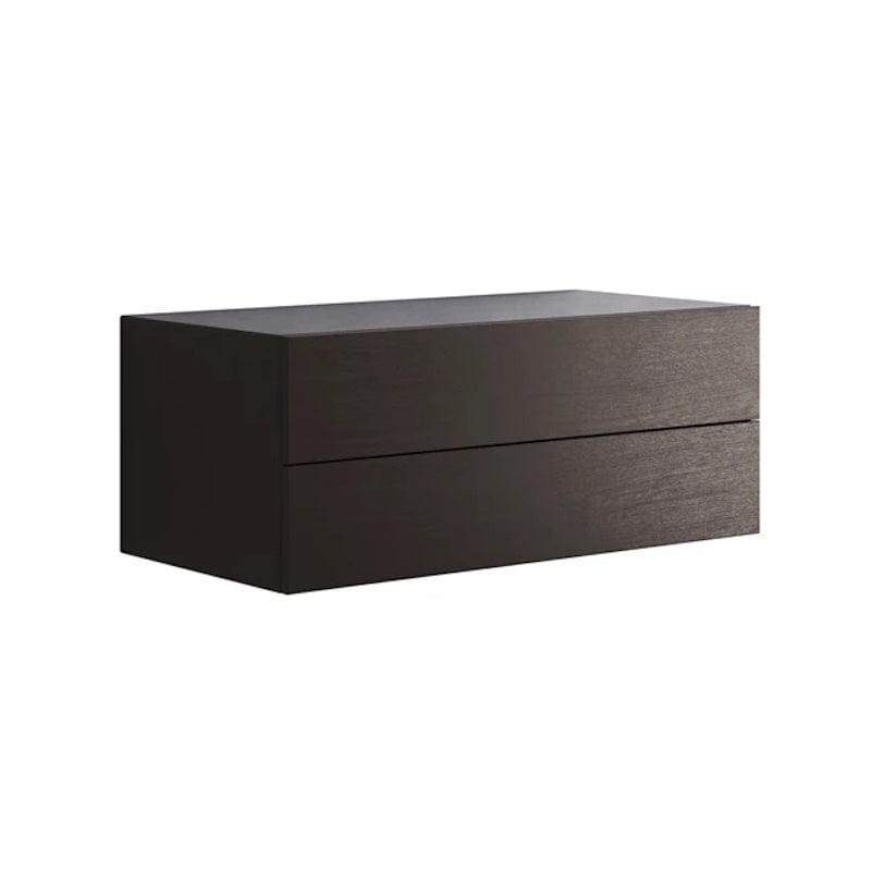 Dansani Calidris Glatt Skap 2 skuff D50cm Røkt eik / 100cm Dansani Sideskap bad DA-C58-1073