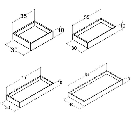 Dansani Calidris Innvendig Skuff til Servantskap D40