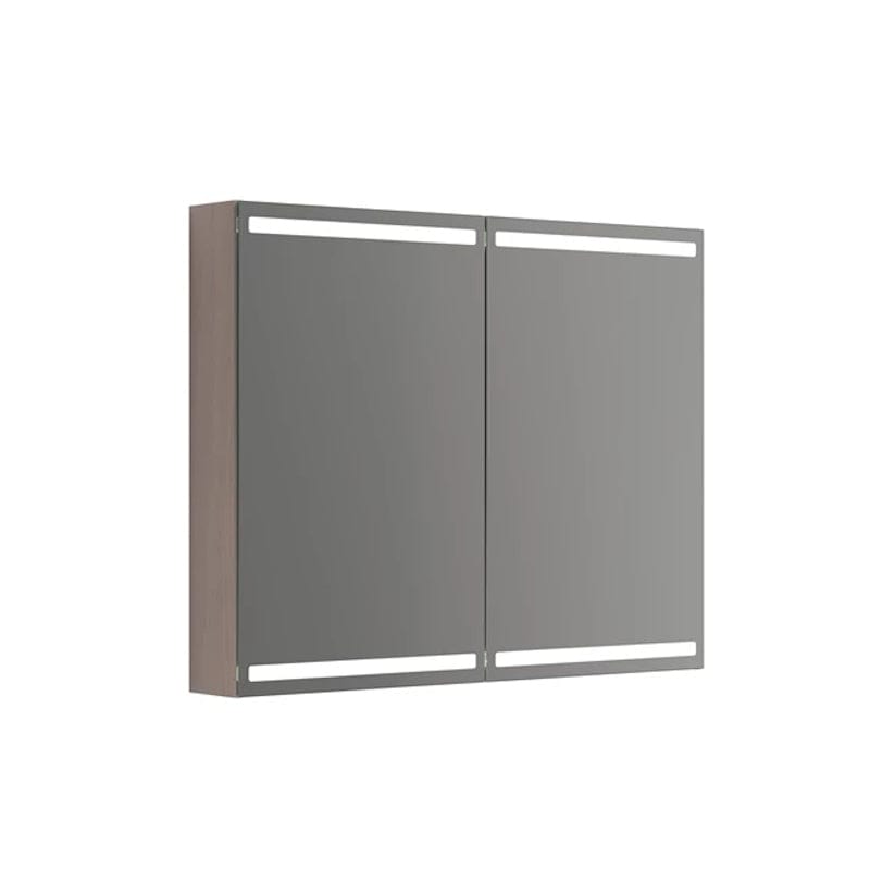 Dansani Calidris Parallel Speilskap 100cm 2 dører / Grå eik Dansani Speilskap DA-S840-176