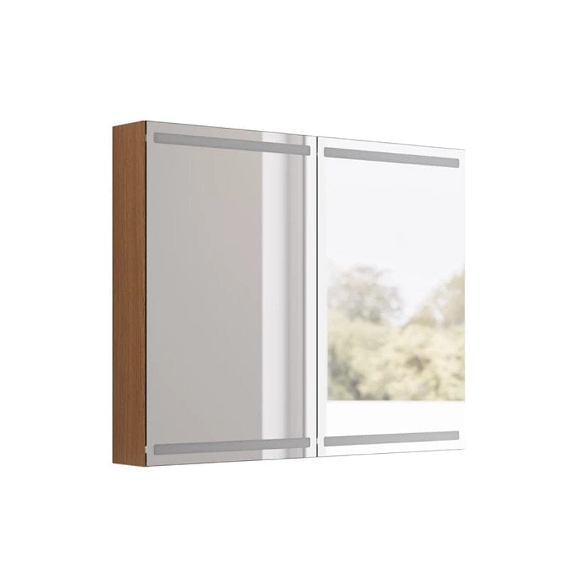 Dansani Calidris Parallel Speilskap 100cm 2 dører / Gyllen eik Dansani Speilskap DA-S840-174