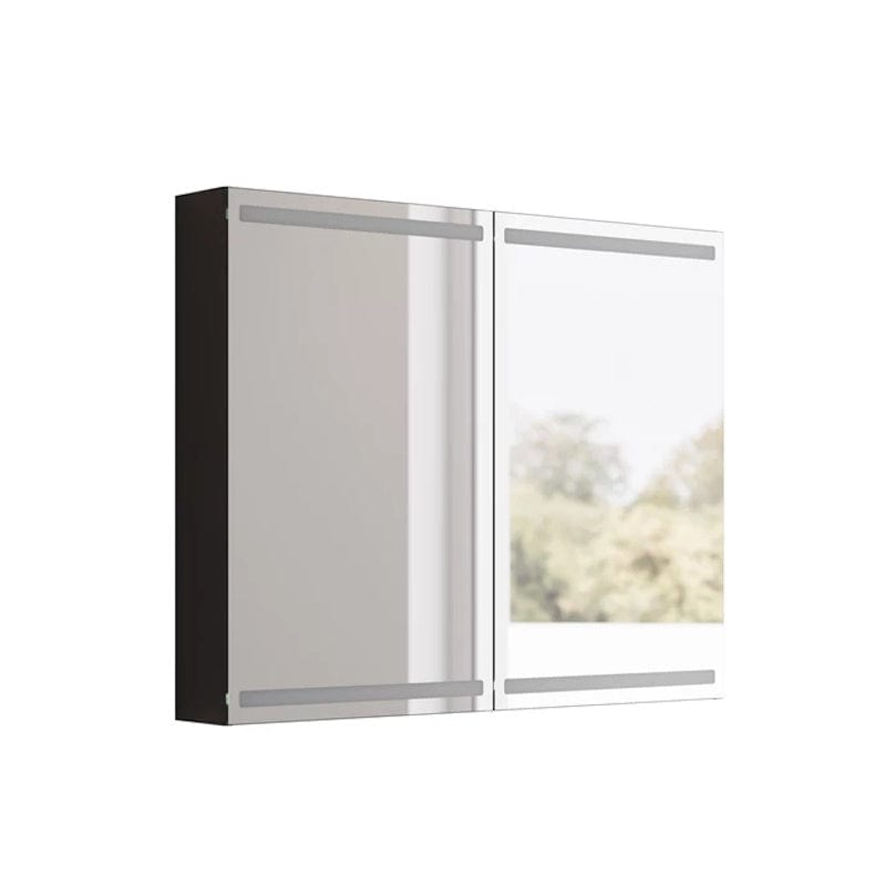 Dansani Calidris Parallel Speilskap 100cm 2 dører / Røkt eik Dansani Speilskap DA-S840-173