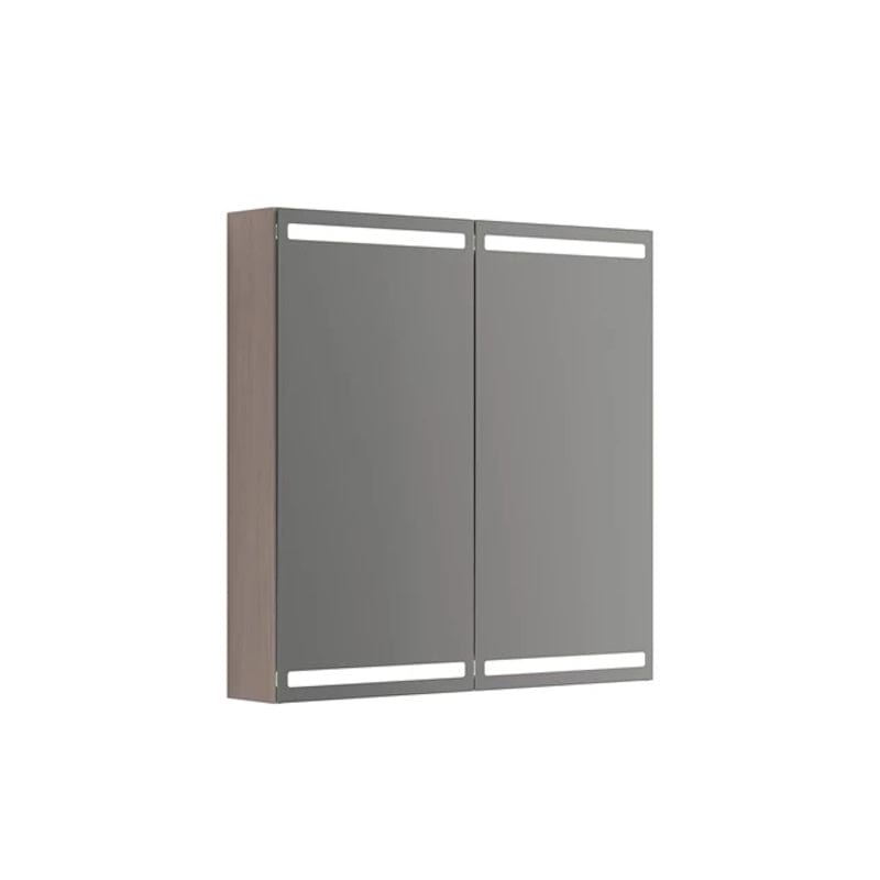 Dansani Calidris Parallel Speilskap 80cm 2 dører / Grå eik Dansani Speilskap DA-S848-176