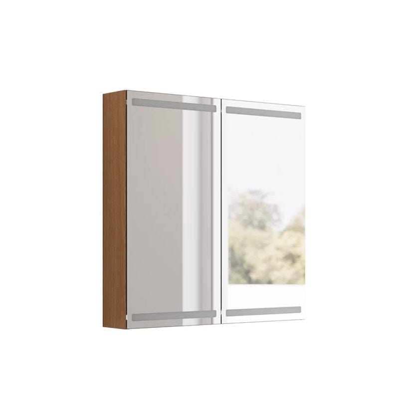 Dansani Calidris Parallel Speilskap 80cm 2 dører / Gyllen eik Dansani Speilskap DA-S848-174