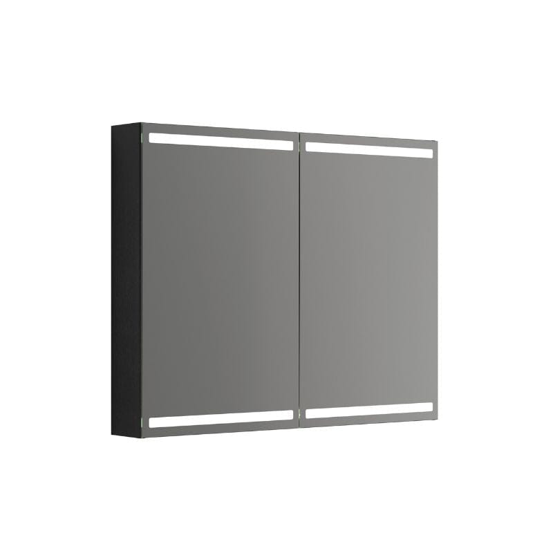 Dansani Calidris Parallel Speilskap Eik noir / 100cm 2 dører Dansani Speilskap DA-S840-144