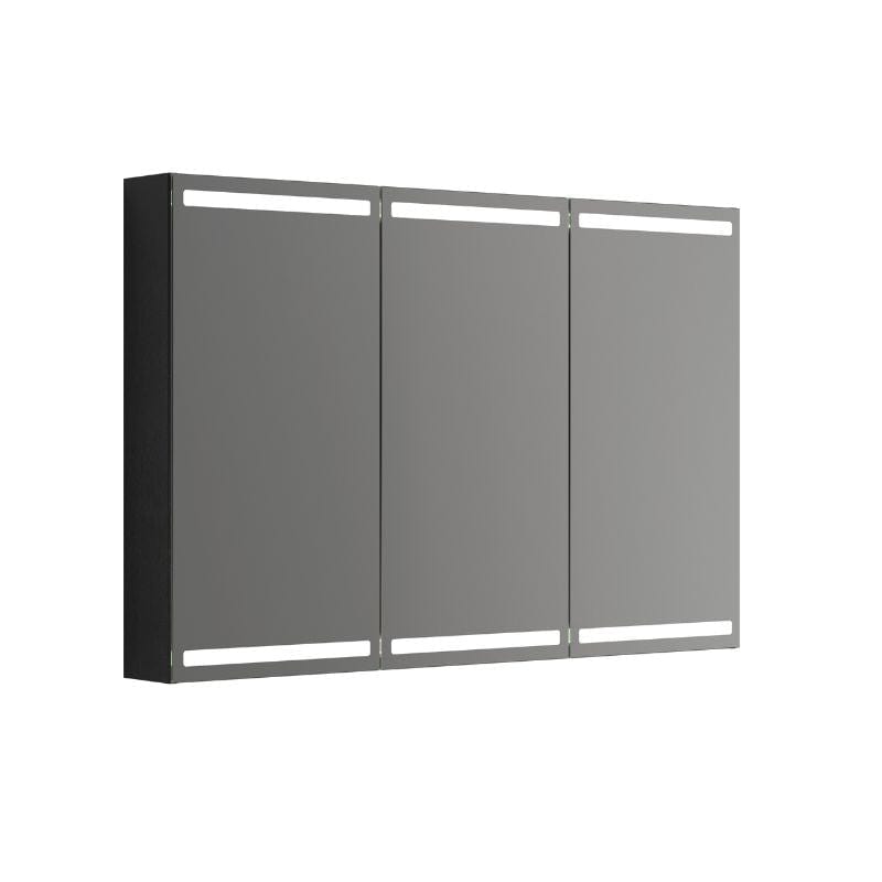 Dansani Calidris Parallel Speilskap Eik noir / 120cm 3 dører Dansani Speilskap DA-S843-144