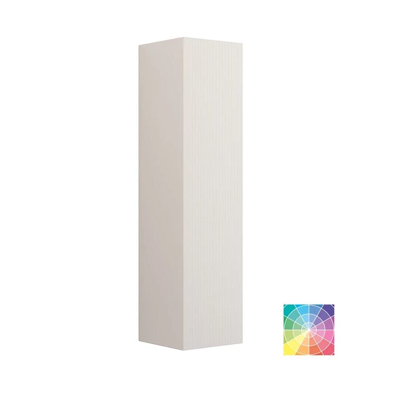 Dansani Calidris Rillet Høyskap 1 dør D40cm NCS farge / Venstre hengslet / 160cm Dansani Høyskap bad DA-C67-C299