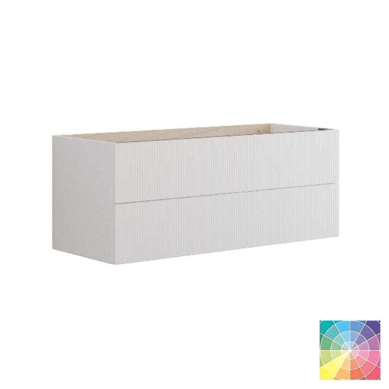 Dansani Calidris Rillet Servantskap 2 skuff D40cm NCS farge / 100cm Dansani Servantskap DA-C08-C099