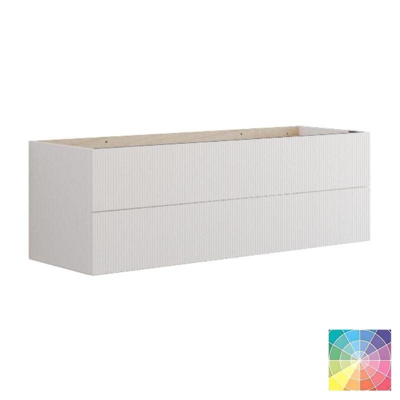 Dansani Calidris Rillet Servantskap 2 skuff D40cm NCS farge / 120cm Dansani Servantskap DA-C09-C099