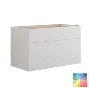 Dansani Calidris Rillet Servantskap D50cm 2 skuff ekstra høy underskuff