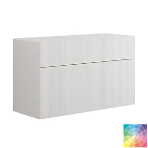 Dansani Calidris Rillet Skap 2 skuff D40cm Ekstra høy underskuff