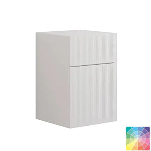 Dansani Calidris Rillet Skap 2 skuff D40cm Ekstra høy underskuff