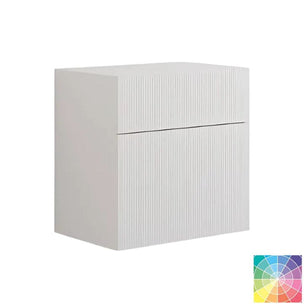 Dansani Calidris Rillet Skap 2 skuff D40cm Ekstra høy underskuff