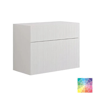 Dansani Calidris Rillet Skap 2 skuff D40cm Ekstra høy underskuff