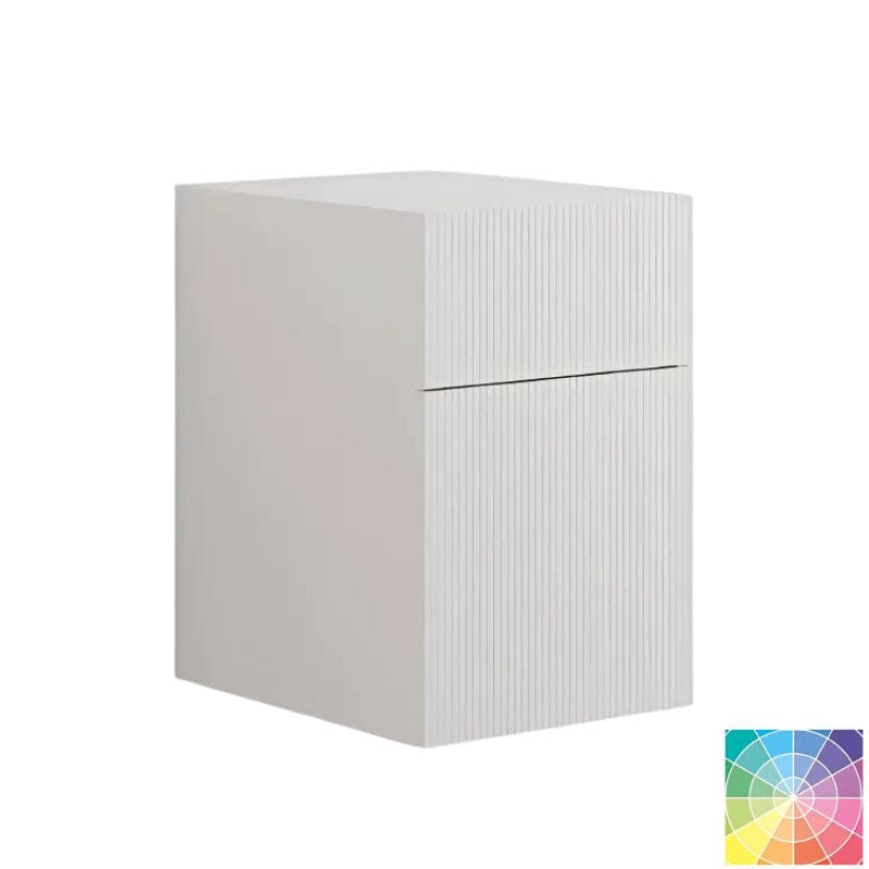 Dansani Calidris Rillet Skap 2 skuff D50cm Ekstra høy underskuff NCS farge / 40cm Dansani Sideskap bad DA-C59-C099