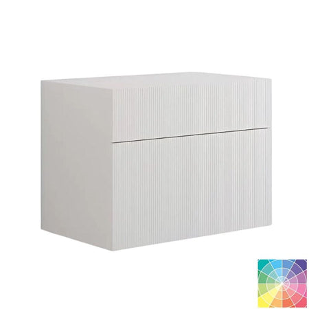 Dansani Calidris Rillet Skap 2 skuff D50cm Ekstra høy underskuff