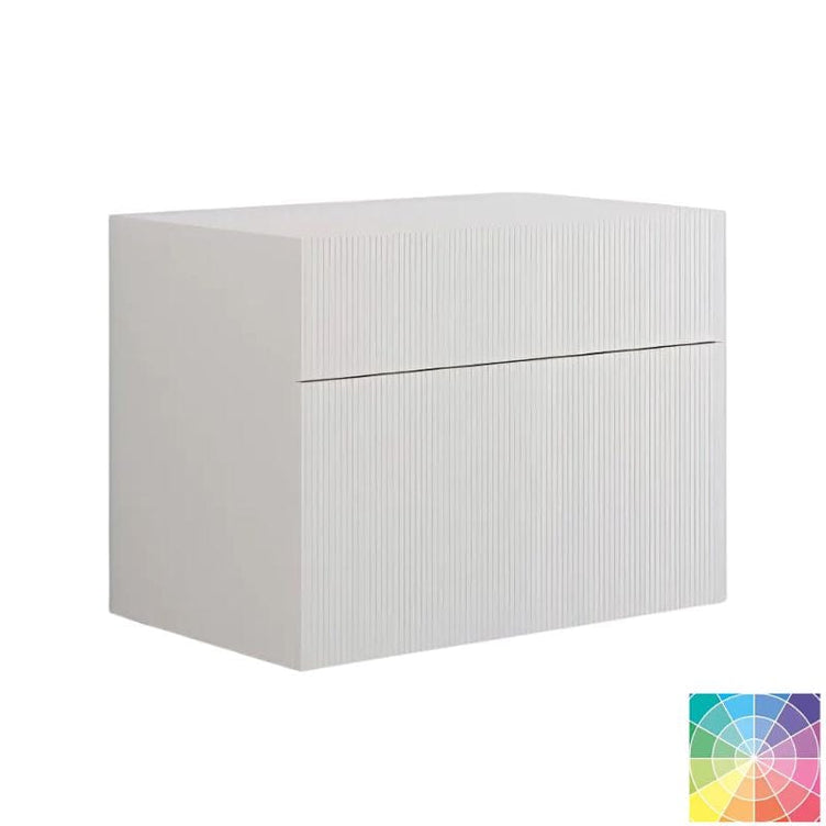 Dansani Calidris Rillet Skap 2 skuff D50cm Ekstra høy underskuff