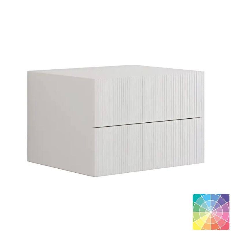 Dansani Calidris Rillet Skap 2 skuff D50cm NCS farge / 60cm Dansani Sideskap bad DA-C56-C099