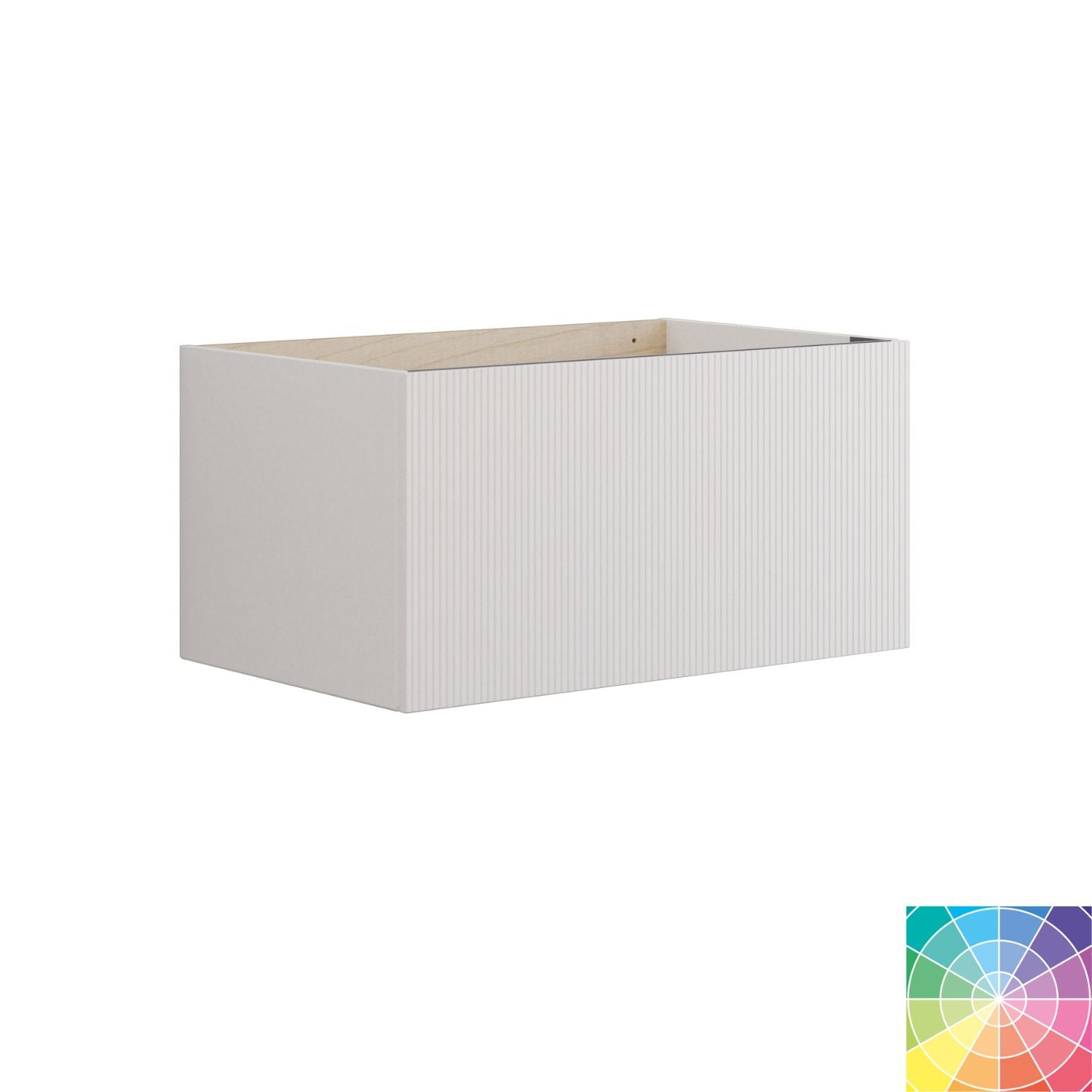 Dansani Calidris Servantskap 1sk B60-120xH40xD50cm - Rillet 80cm / NCS farge Dansani Servantskap DA-C17-C099