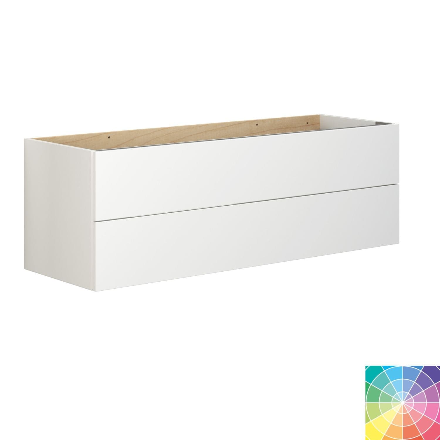 Dansani Calidris Servantskap 2sk B60-120xH40xD40cm - Glatt 120cm / NCS farge Dansani Servantskap DA-C09-1099