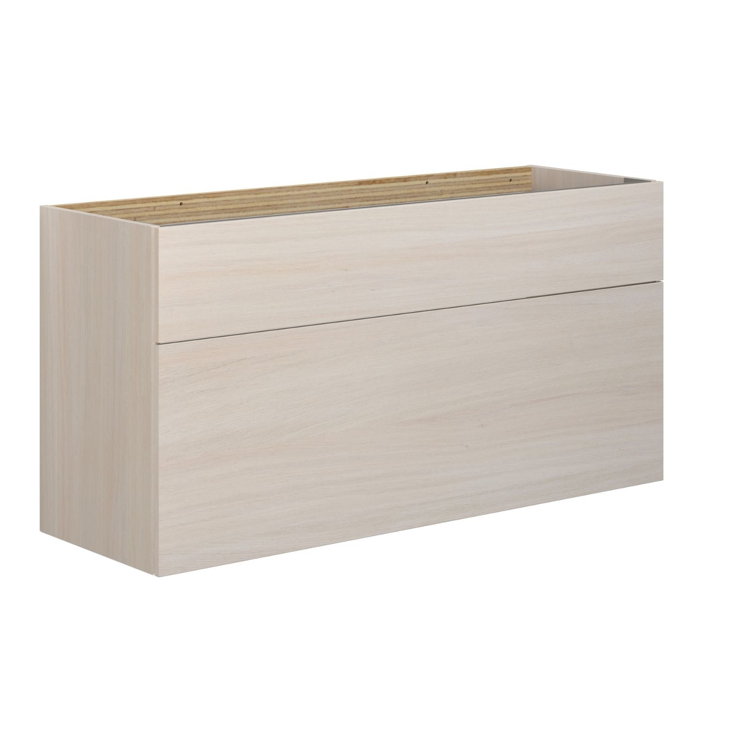 Dansani Calidris Servantskap 2sk B60-120xH60xD40cm - Glatt 120cm dobbel / Hvit eik Dansani Servantskap DA-C15-1075