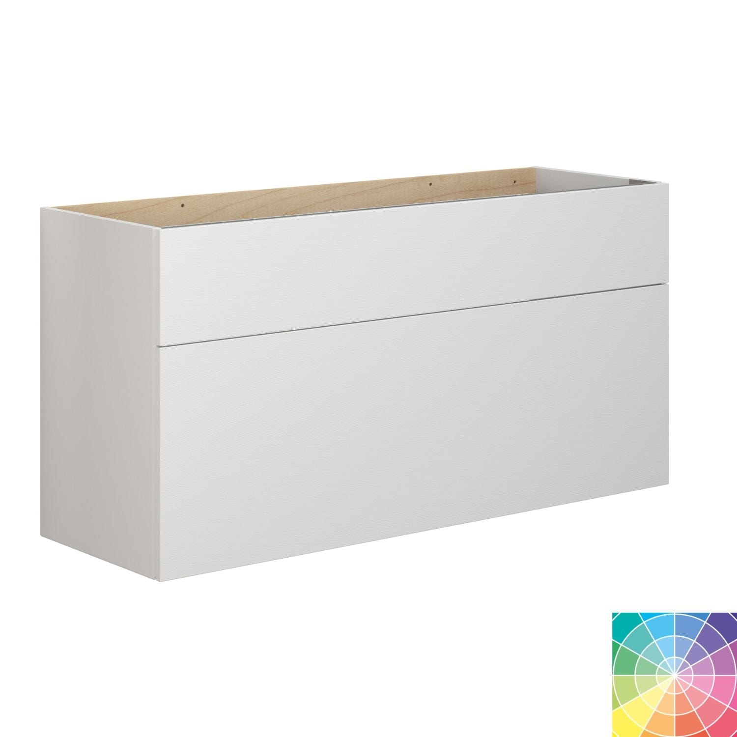 Dansani Calidris Servantskap 2sk B60-120xH60xD40cm - Glatt 120cm dobbel / NCS eik Dansani Servantskap DA-C15-1066