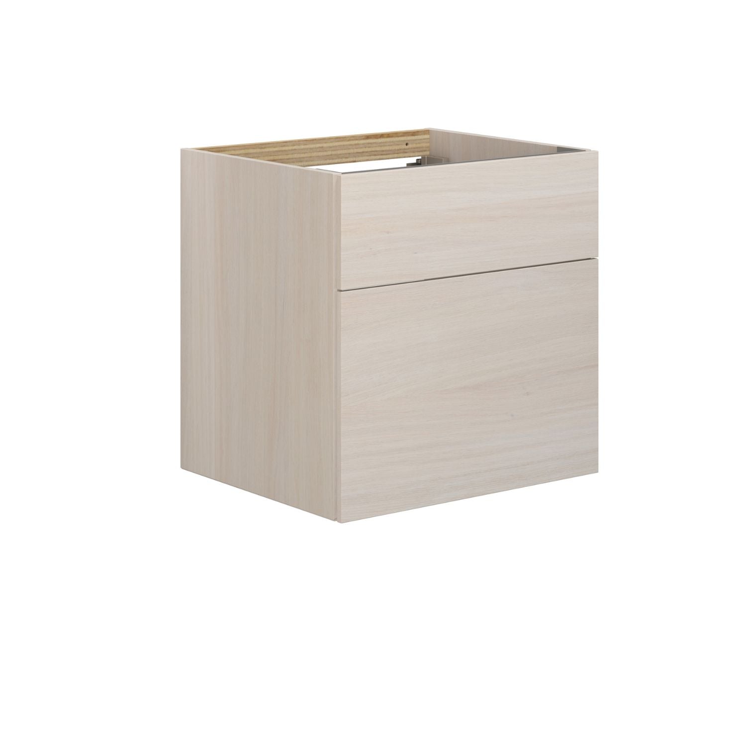 Dansani Calidris Servantskap 2sk B60-120xH60xD50cm - Glatt Hvit eik / 60cm Dansani Servantskap DA-C26-1075