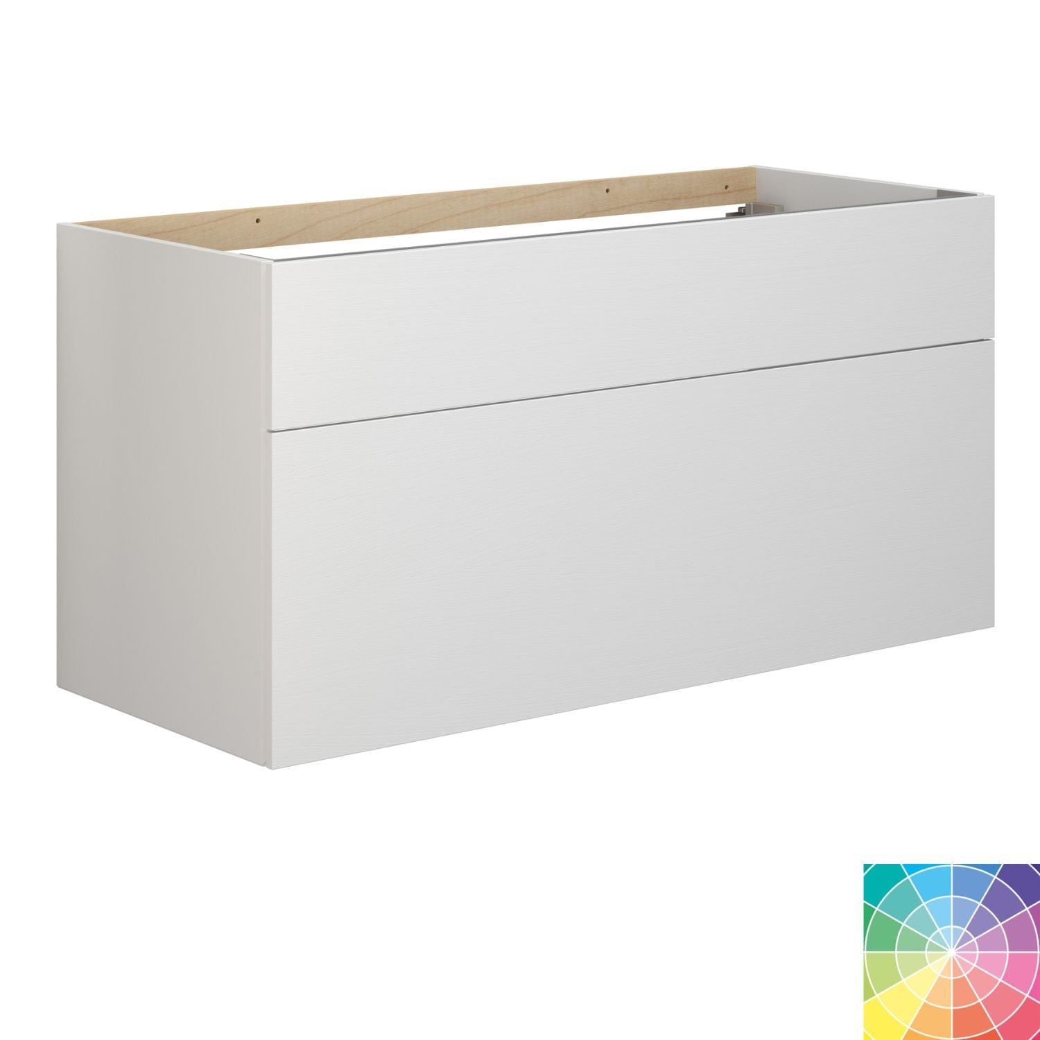 Dansani Calidris Servantskap 2sk B60-120xH60xD50cm - Glatt NCS eik / 120cm dobbel Dansani Servantskap DA-C30-1066