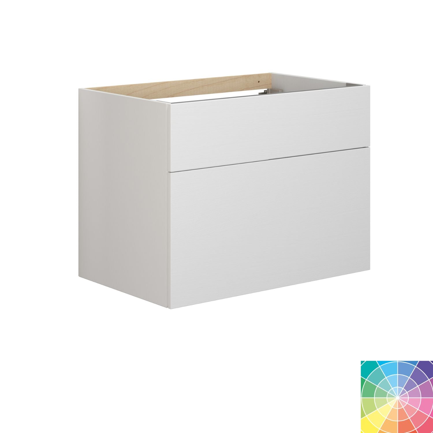 Dansani Calidris Servantskap 2sk B60-120xH60xD50cm - Glatt NCS eik / 80cm Dansani Servantskap DA-C27-1066