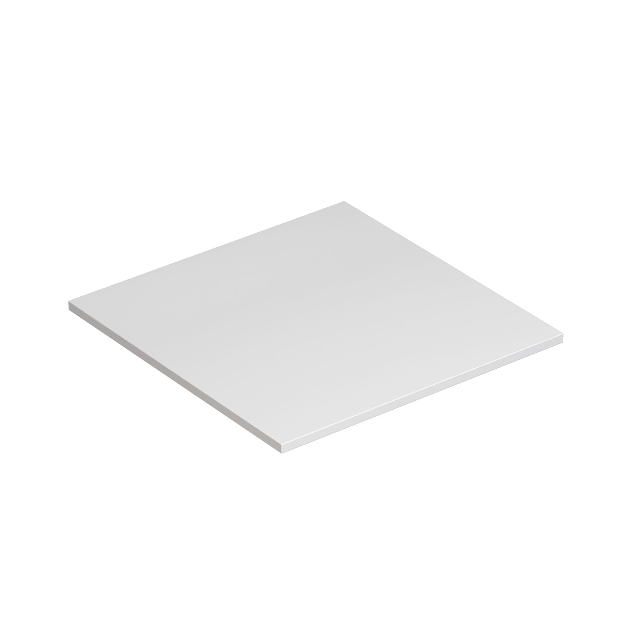 Dansani Calidris Shape Kompositt Benkeplate D40 måltilpasset Hvit matt / 40cm Dansani Benkeplate bad DA-631104003