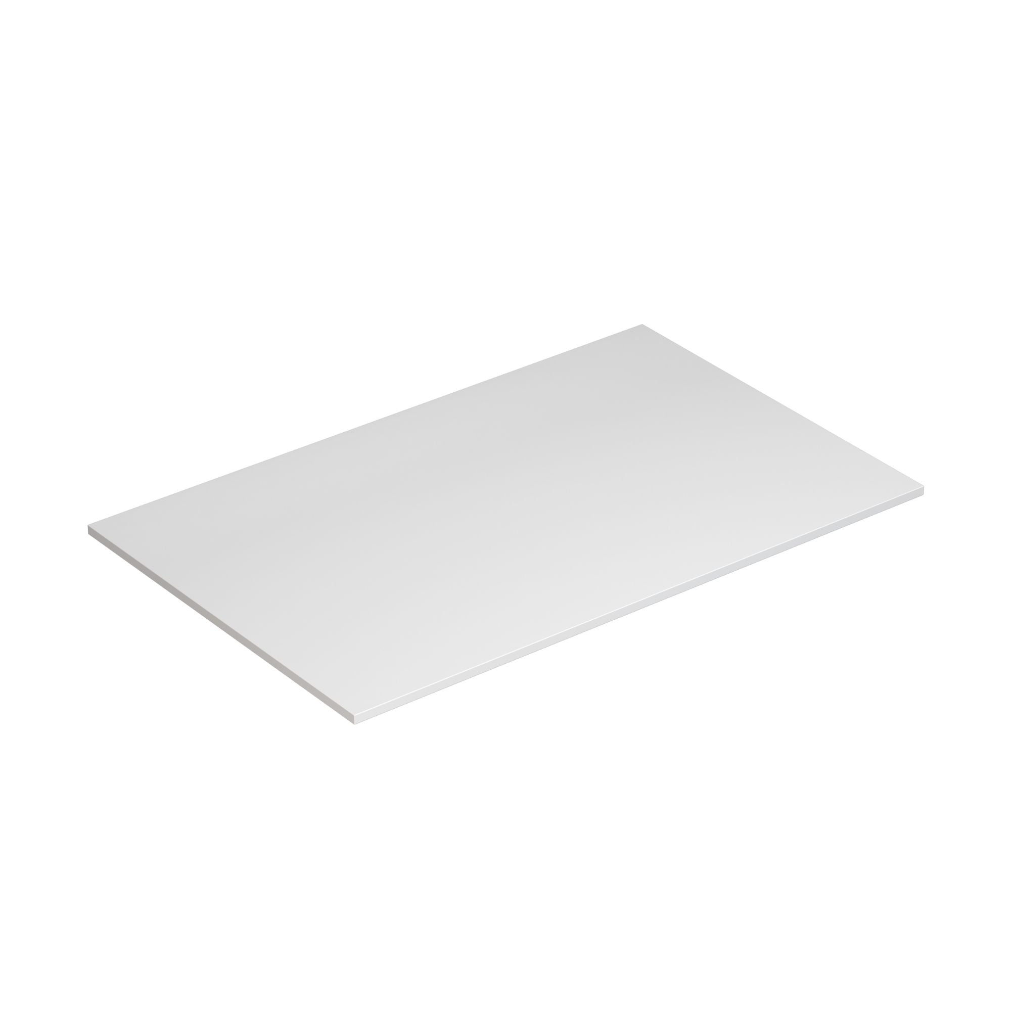 Dansani Calidris Shape Kompositt Benkeplate D50 måltilpasset Hvit matt / 80cm Dansani Benkeplate bad DA-631208003