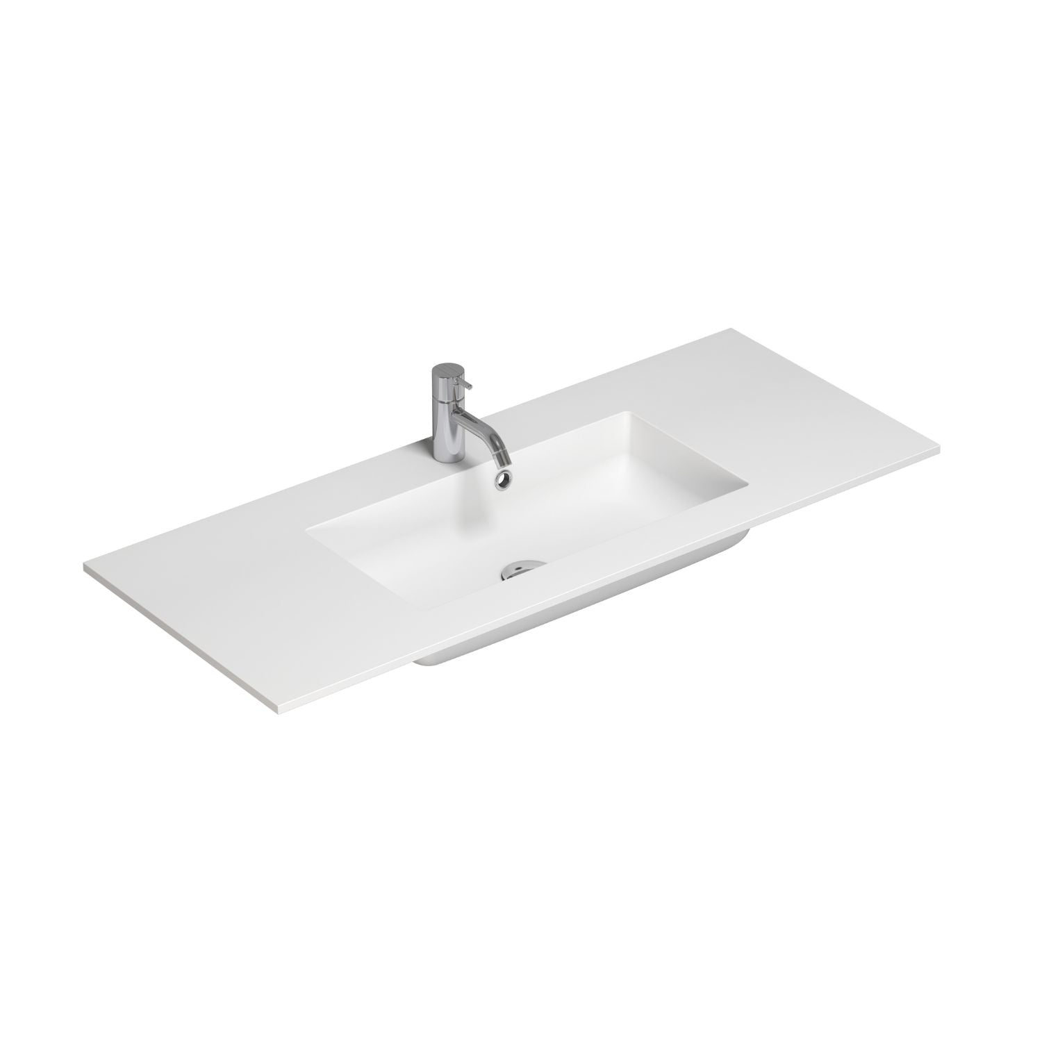 Dansani Calidris Shape kompositt servant D40,5 B60-240cm Hvit matt / 100cm Dansani Baderomsservant DA-631110403