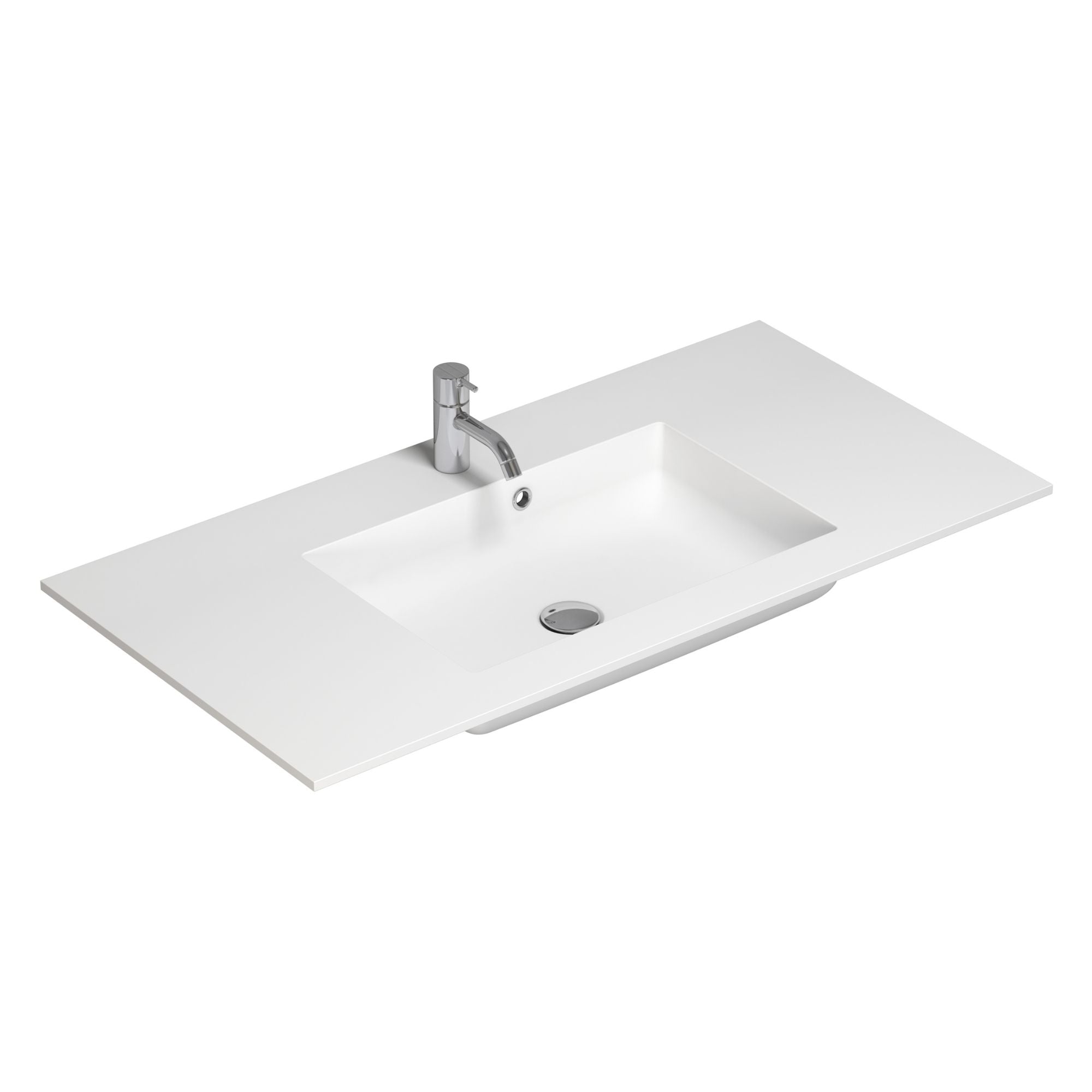 Dansani Calidris Shape Kompositt Servant D50 måltilpasset Hvit matt / 100cm Dansani Møbelservant DA-631210403