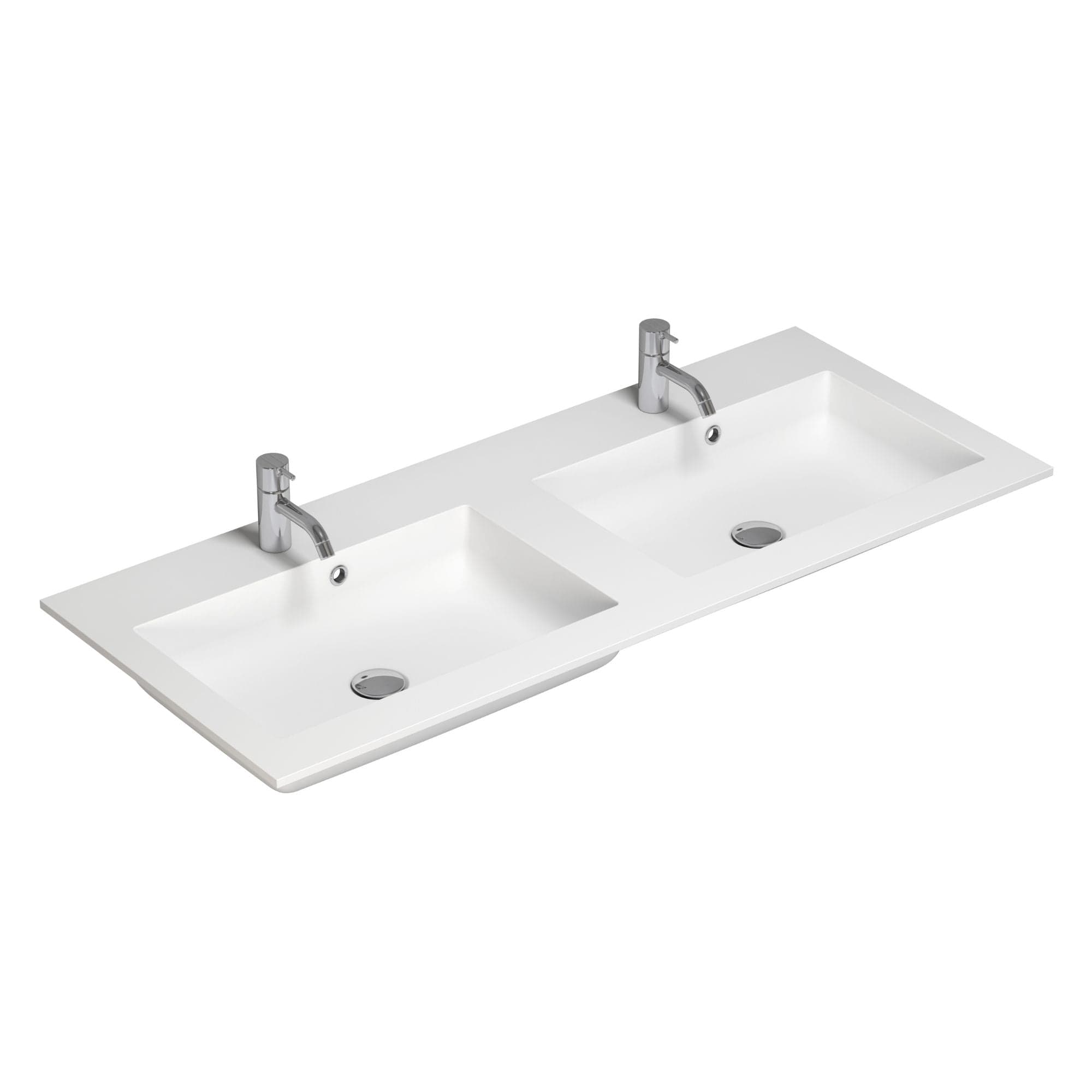 Dansani Calidris Shape Kompositt Servant D50 måltilpasset Hvit matt / 120cm dobbel Dansani Møbelservant DA-631212503