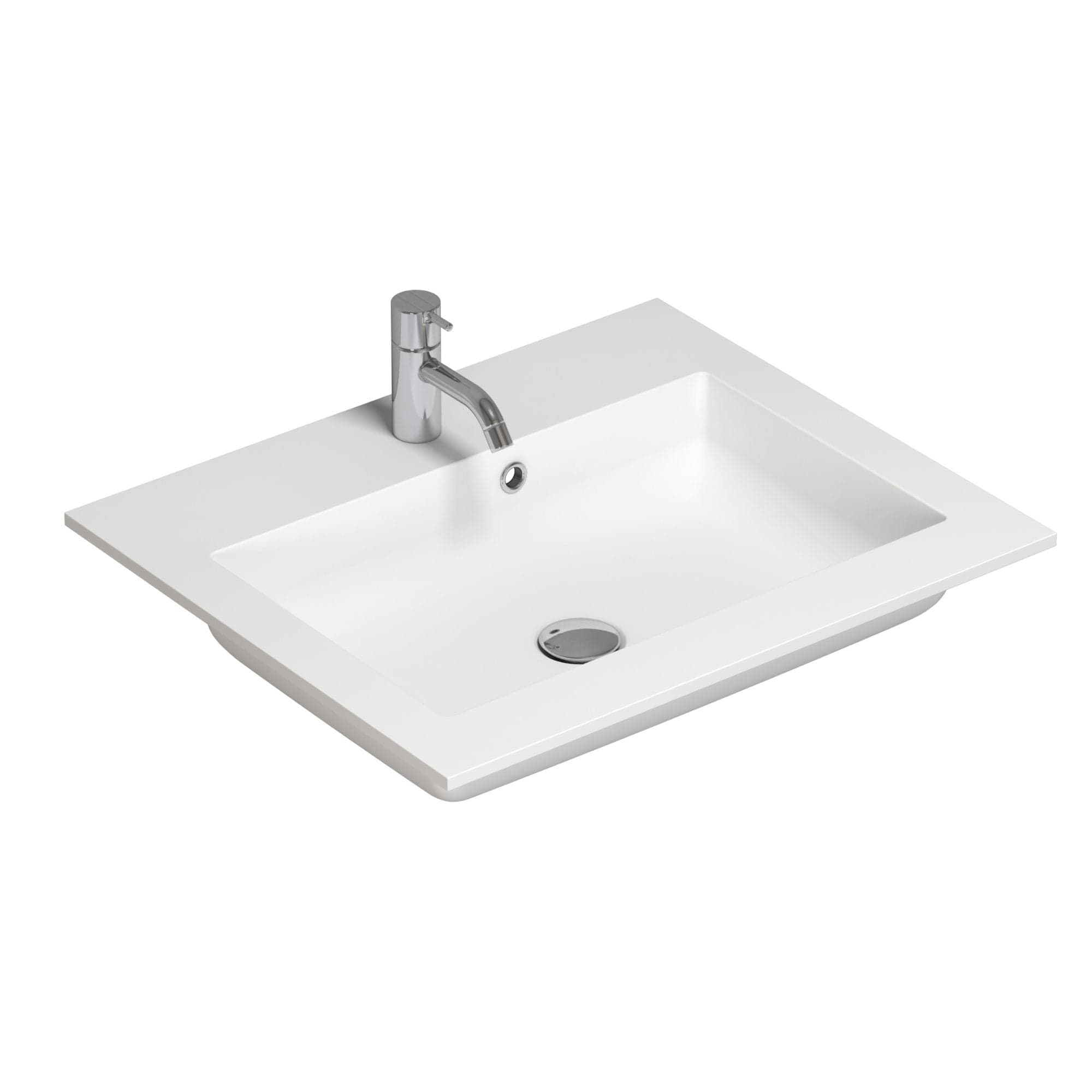 Dansani Calidris Shape Kompositt Servant D50 måltilpasset Hvit matt / 60cm Dansani Møbelservant DA-631206403