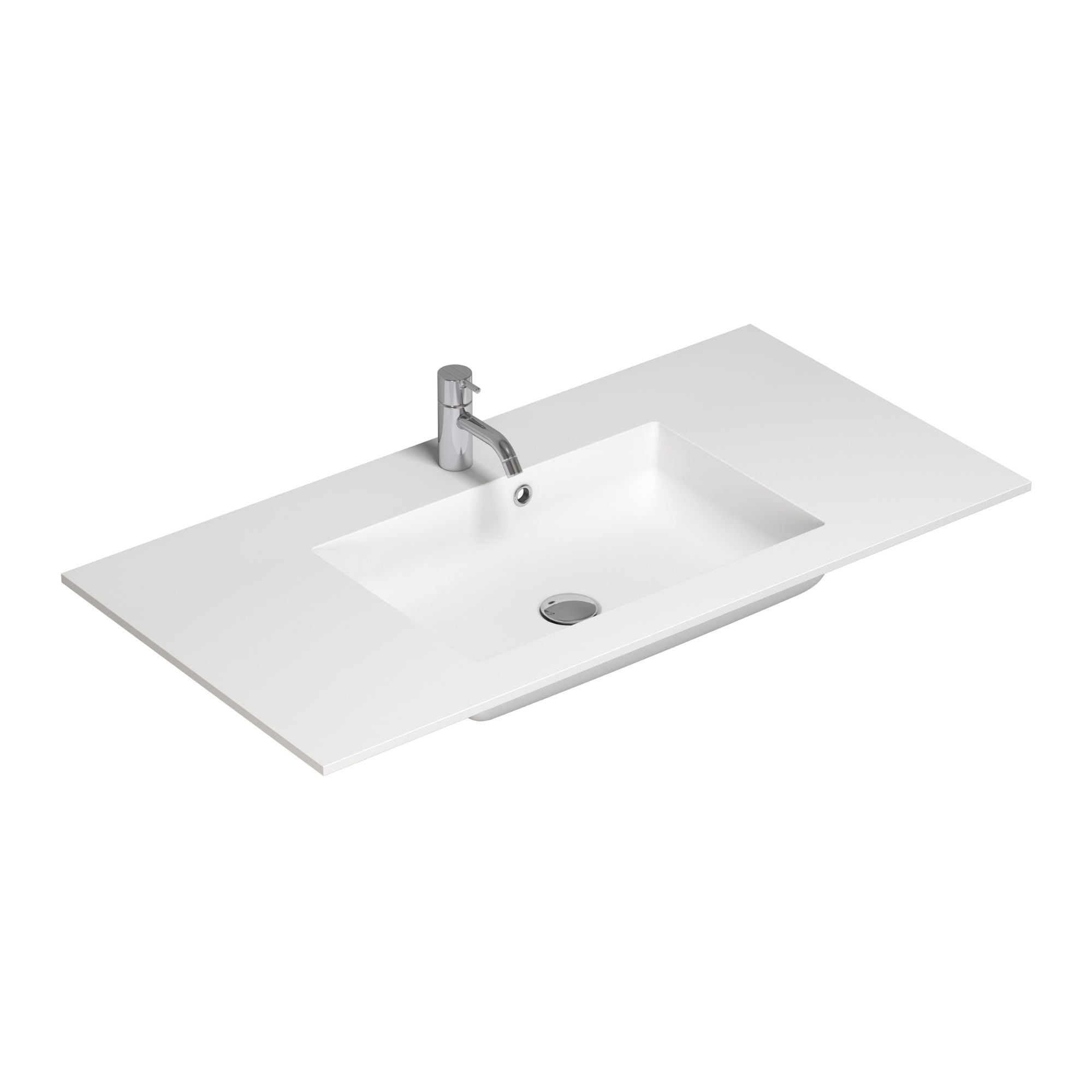 Dansani Calidris Shape Kompositt Servant D50cm Hvit matt / 100cm Dansani Møbelservant DA-631221103