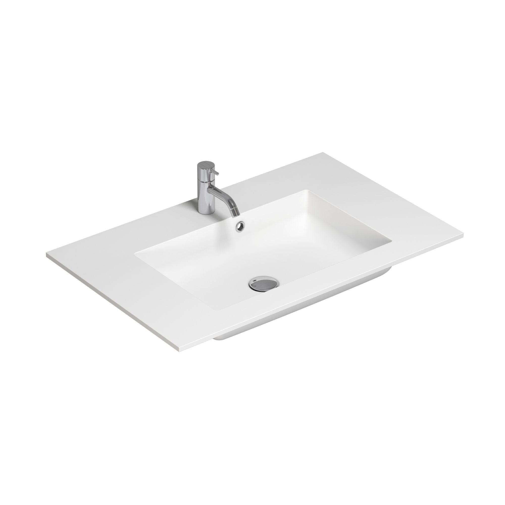 Dansani Calidris Shape Kompositt Servant D50cm Hvit matt / 80cm Dansani Møbelservant DA-631228103