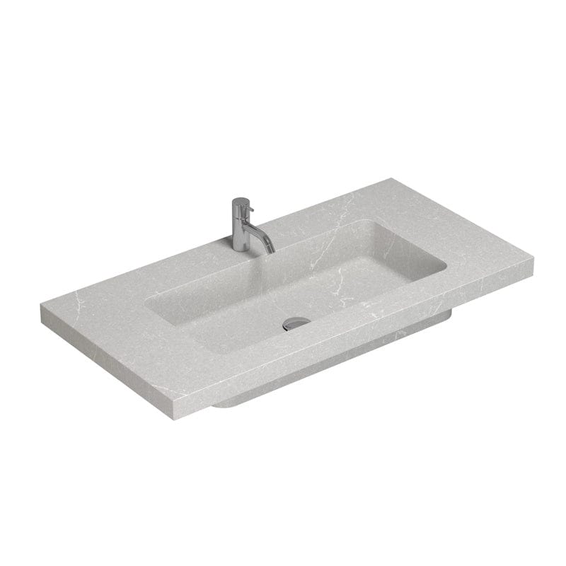 Dansani Calidris Unique Silestone Servant B60-120xH1xD50cm 100cm / Desert silver Dansani Baderomsservant DA-631721113