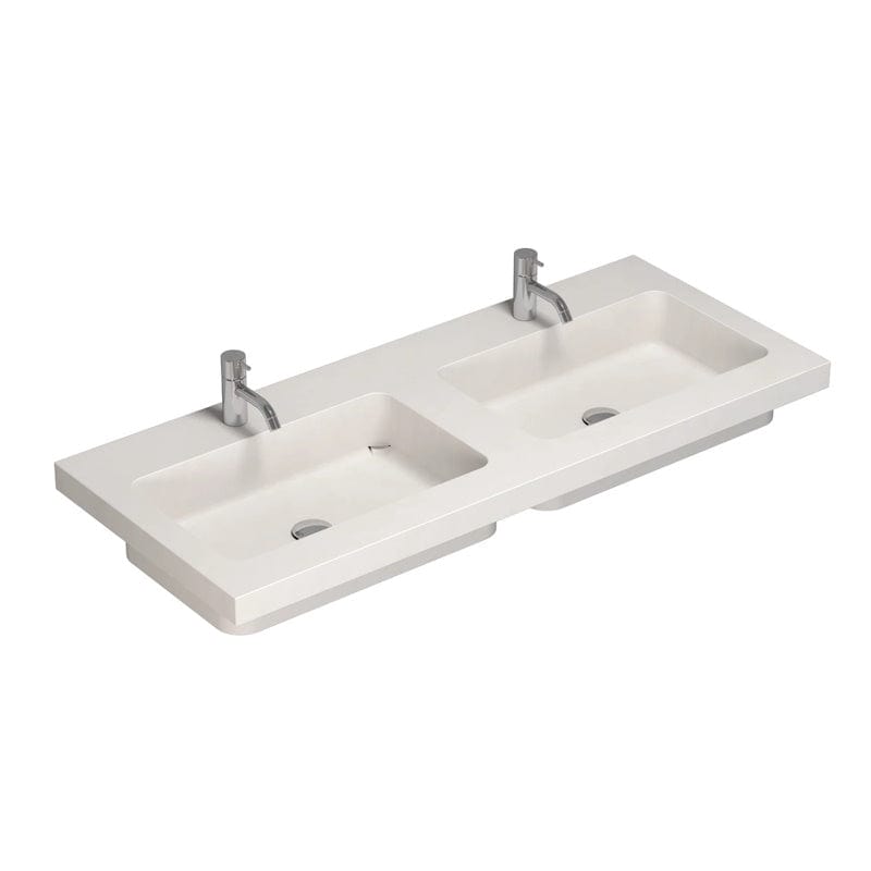 Dansani Calidris Unique Silestone Servant B60-120xH1xD50cm 120cm dobbel / Blanco zeus Dansani Baderomsservant DA-631722211