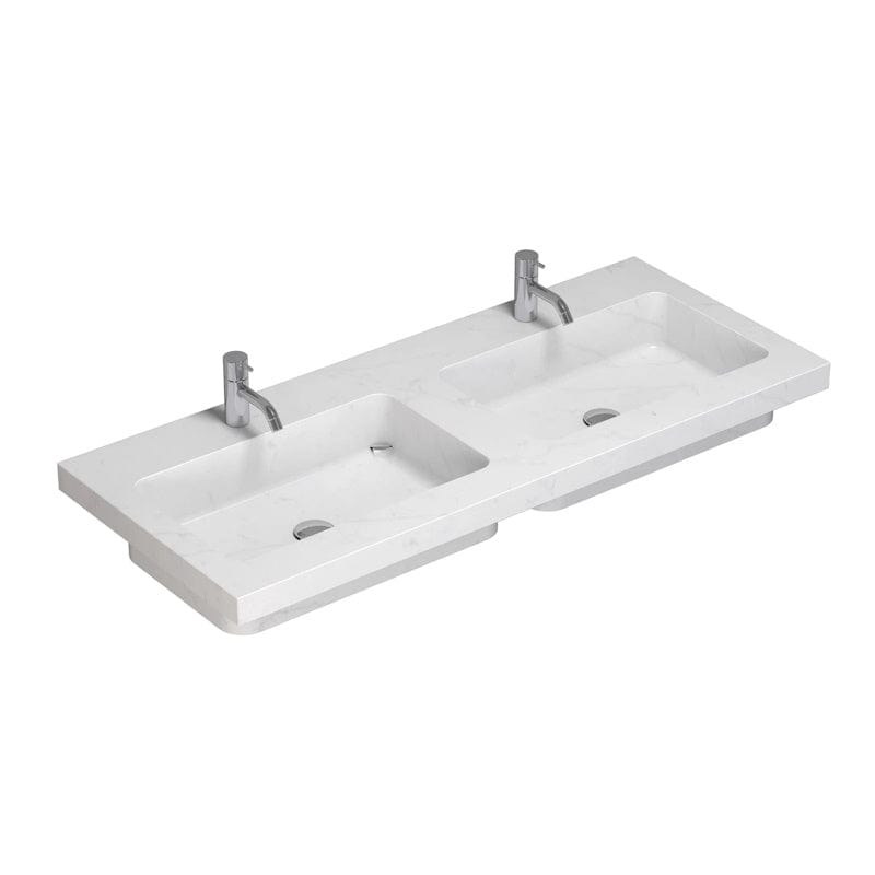 Dansani Calidris Unique Silestone Servant B60-120xH1xD50cm 120cm dobbel / Eternal statuario Dansani Baderomsservant DA-631722212