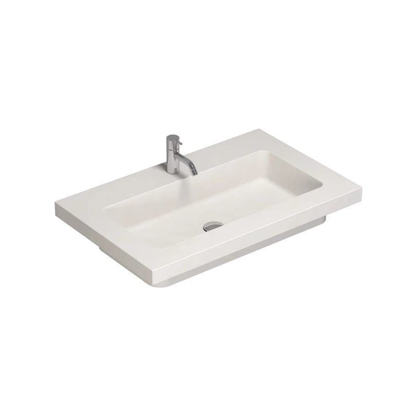 Dansani Calidris Unique Silestone Servant B60-120xH1xD50cm 80cm / Blanco zeus Dansani Baderomsservant DA-631728111
