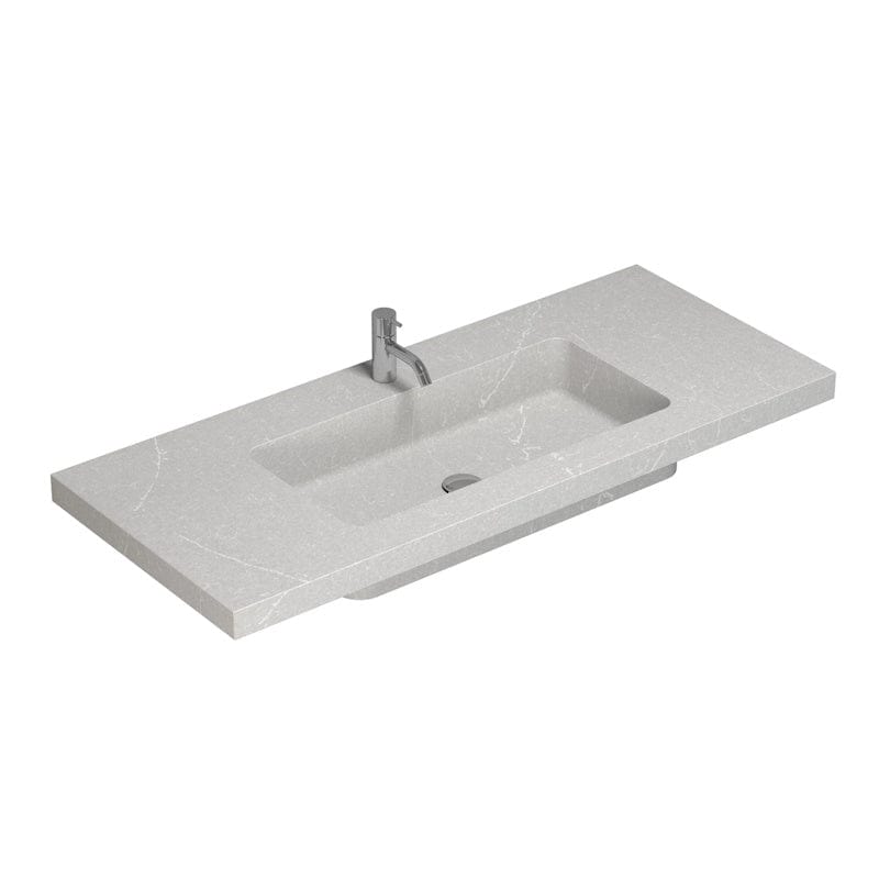 Dansani Calidris Unique Silestone Servant måltilpasset B60-219xH1xD50cm Desert silver / 220cm Dansani Baderomsservant DA-631722413
