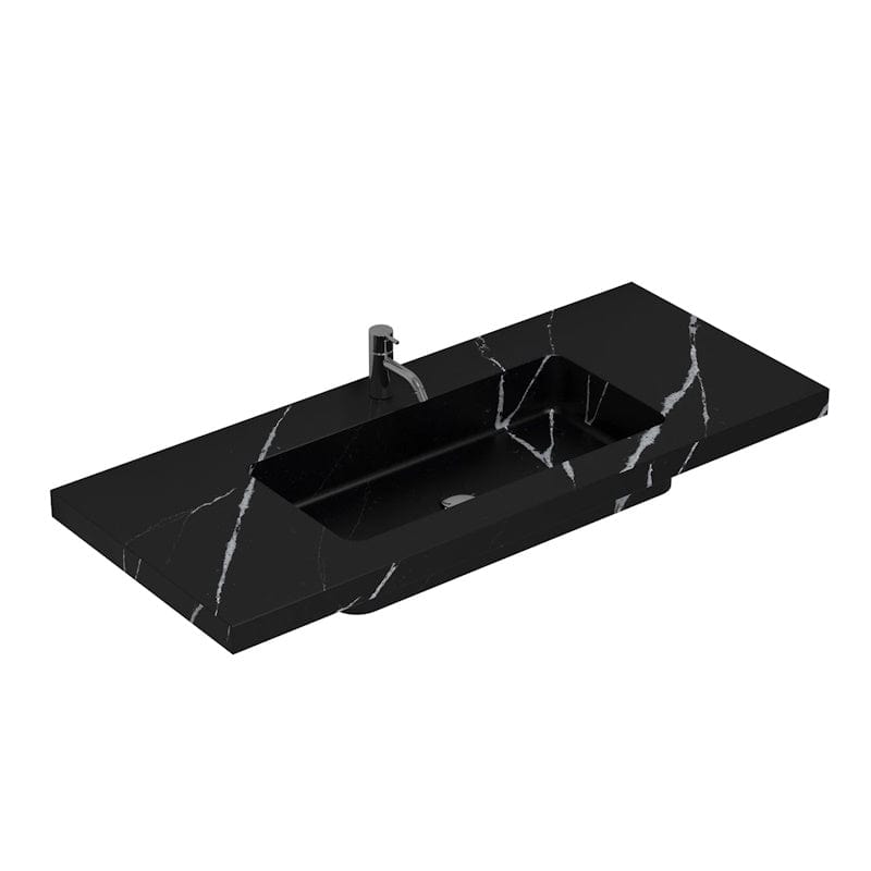 Dansani Calidris Unique Silestone Servant måltilpasset B60-219xH1xD50cm Eternal marguina / 220cm Dansani Baderomsservant DA-631722416
