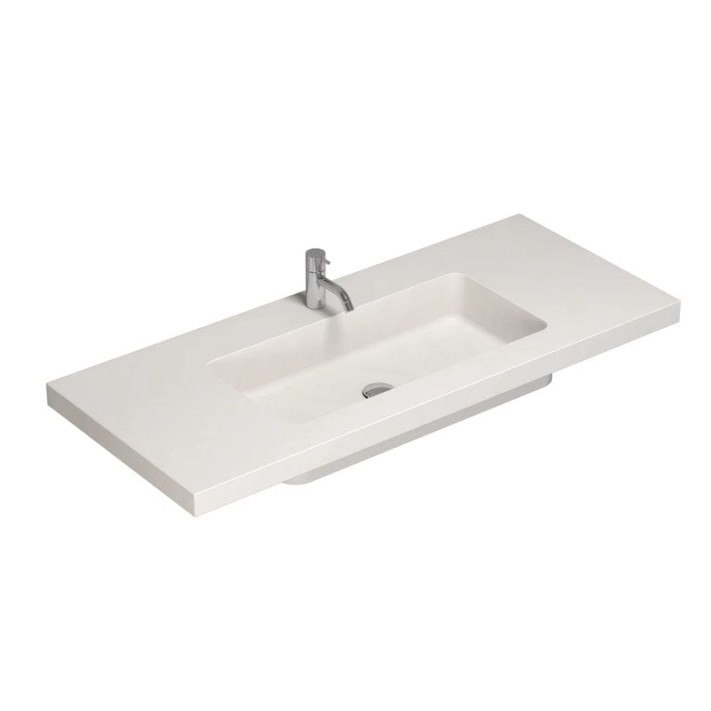 Dansani Calidris Unique Silestone servant måltilpasset D50,5 H1,2cm Blanco zeus / 120cm Dansani Baderomsservant DA-631712411