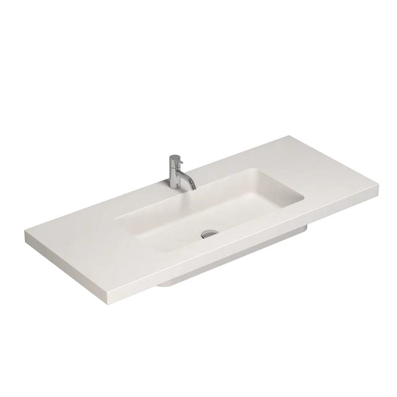 Dansani Calidris Unique Silestone servant måltilpasset D50,5 H1,2cm Blanco zeus / 200cm Dansani Baderomsservant DA-631720411